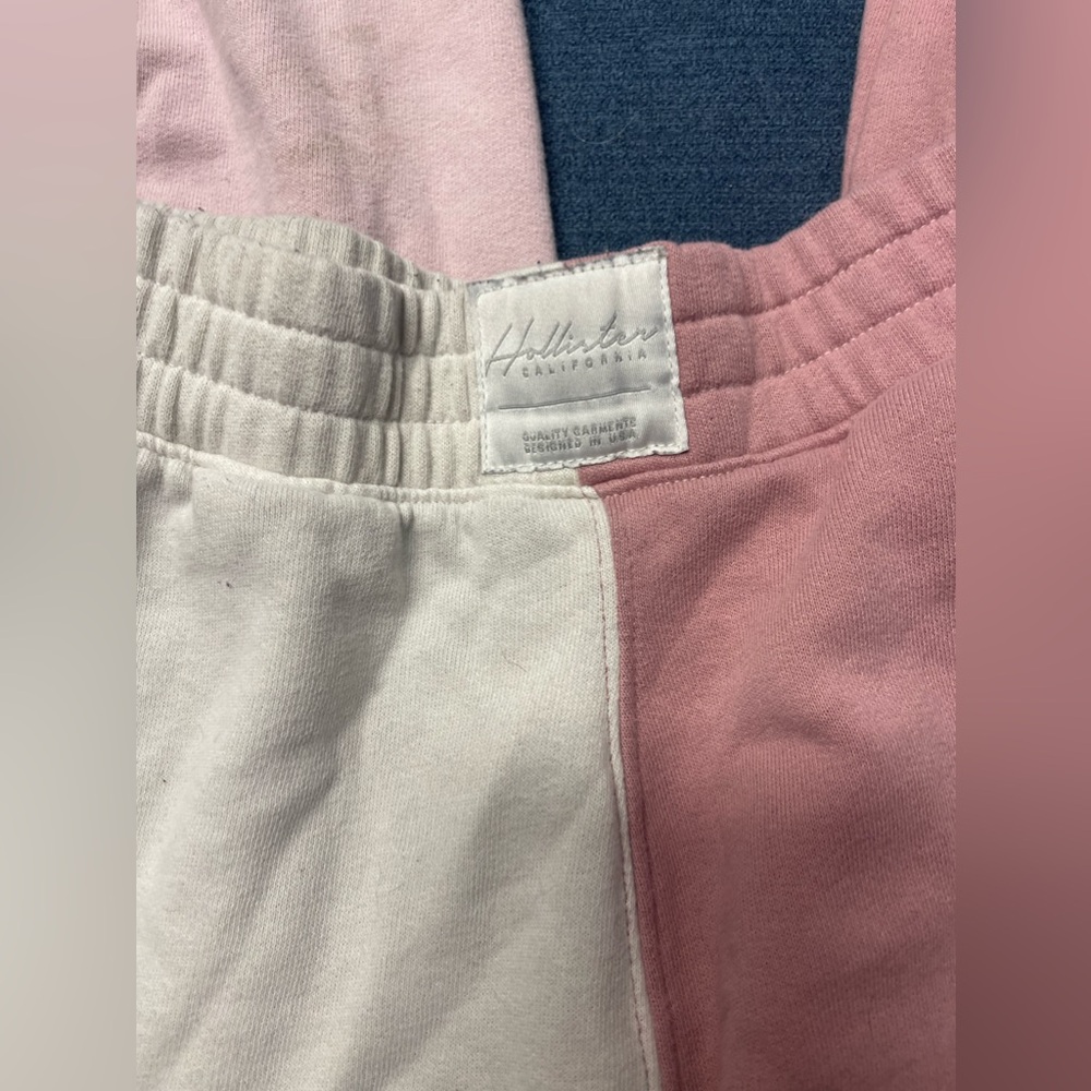 Hollister color block sweat pants